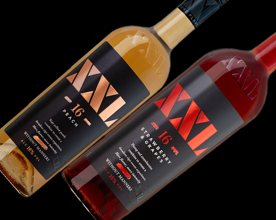 XXL Peach och Strawberry & Grapes